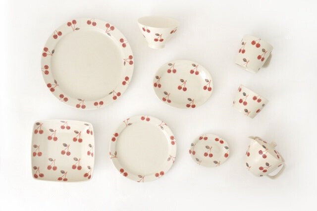 Rice Bowl Cherries Porcelain | Hasami Ware-Detail13