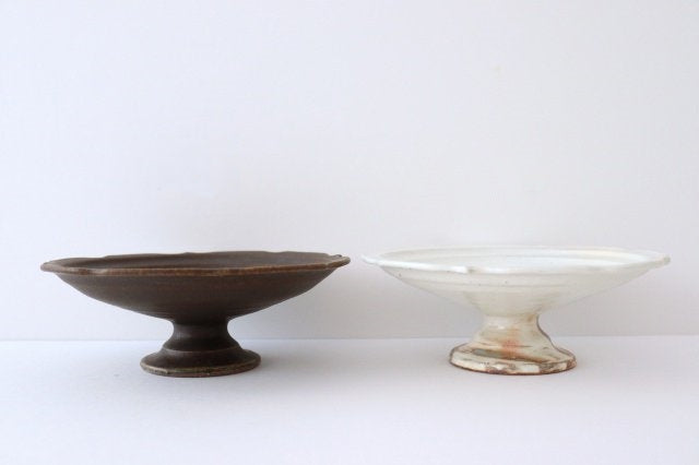 Furutani Seitosho Compote Footed Plate Rust L-Detail12
