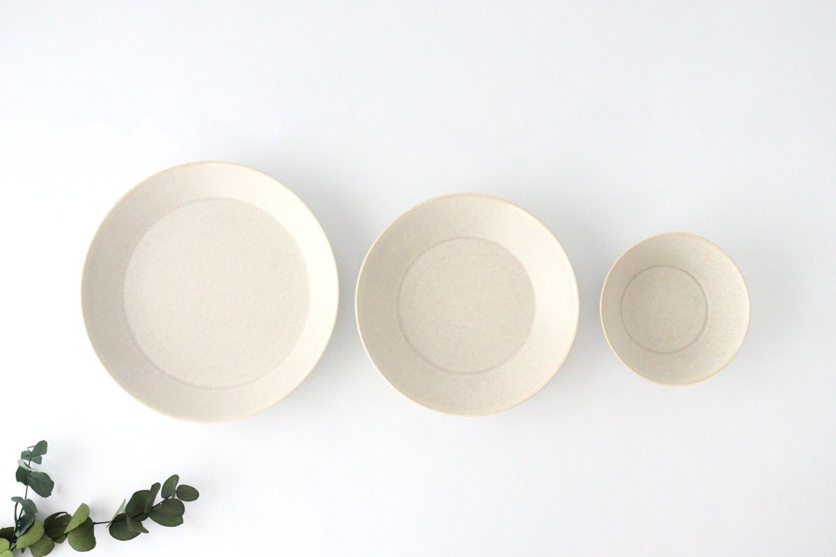 Cuole Large Bowl Silver White | Serving Bowl Mino Ware