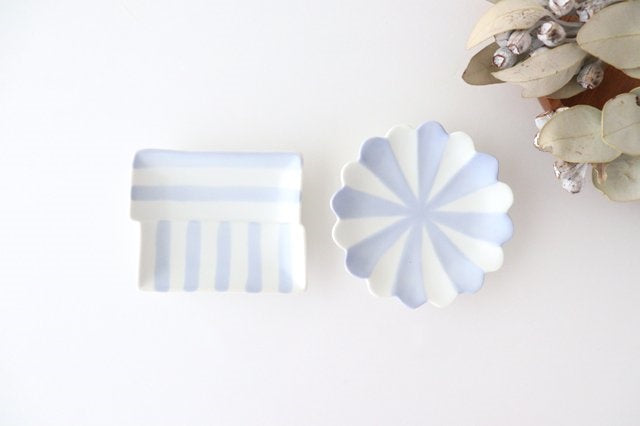 Chrysanthemum-shaped Sauce Plate Cobalt  | Arita Ware-Detail14