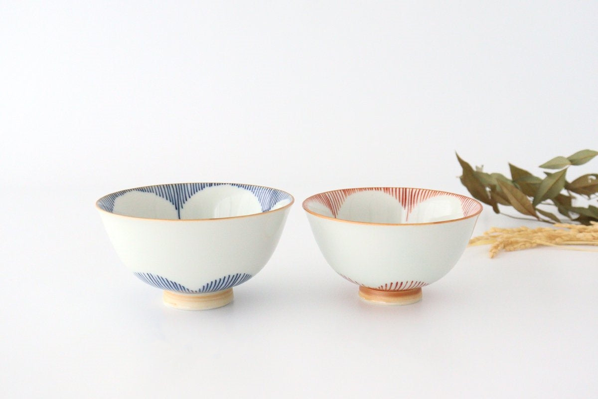 Rice Bowl Red Flower Small | Arita Ware