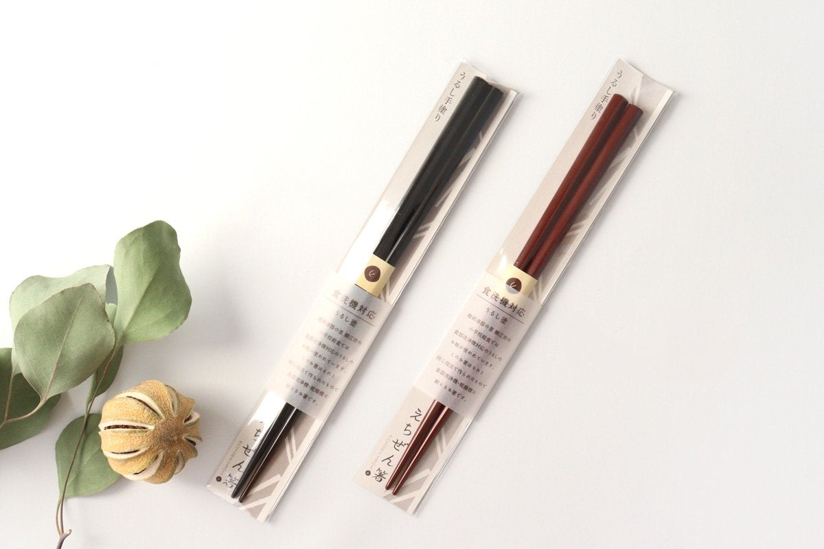 KORINDO Pentagonal Chopsticks Ancient Vermilion 22.5cm /8.85in