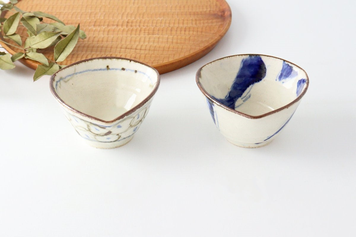 Minami Kiln Small Triangular Bowl Annanrakugki | Kobachi Mino Ware