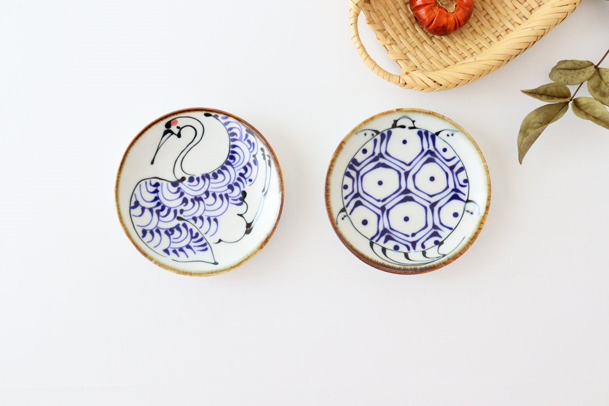 kotohogi Sauce Plate Crane | Hasami Ware-Detail13