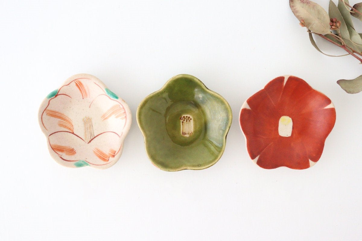 Zoho Kiln Small Plate White Camellia | Mino Ware-Detail13
