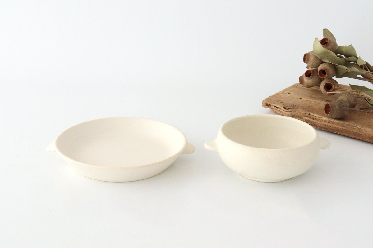 Oven Plate White Heat-resistant Large | Mino Ware-Detail13