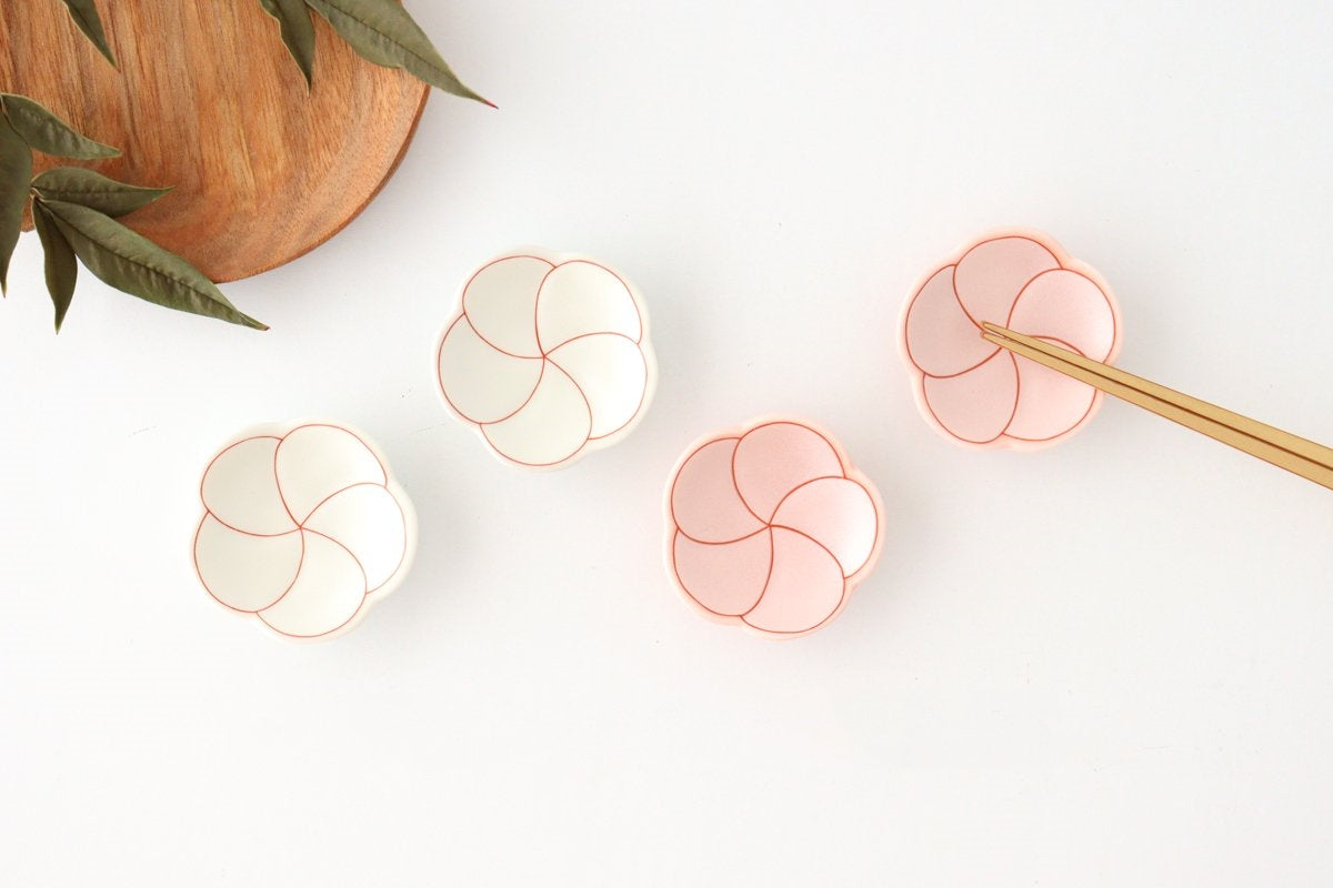 Chopstick Rest Pink Plum | Hashioki Arita Ware-Detail12