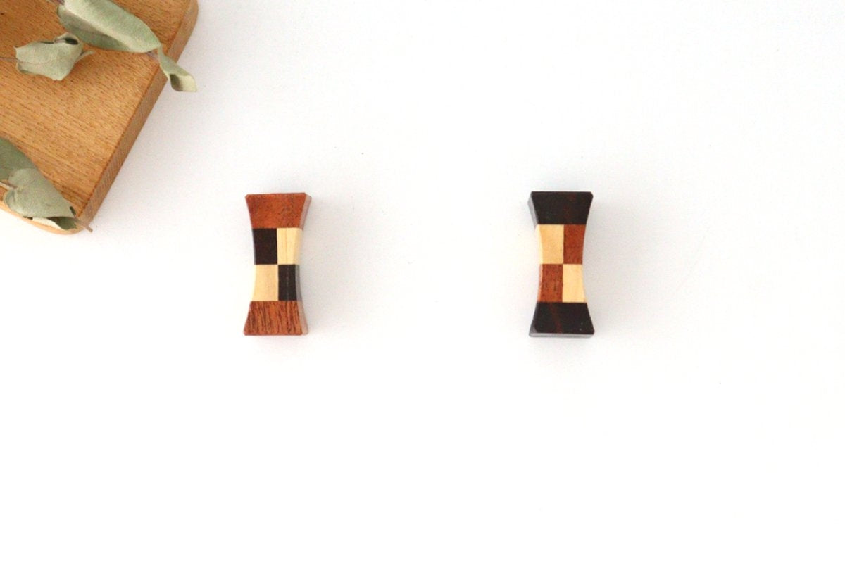 Chopstick Rest 1 Yosegi natural wood | Hashioki-Detail6