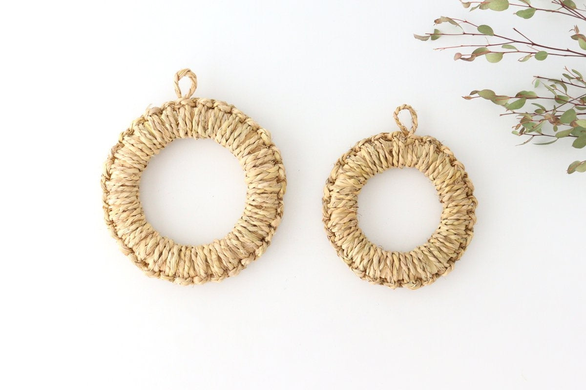 Japanese Straw Trivet 17cm M Niigata-Detail11