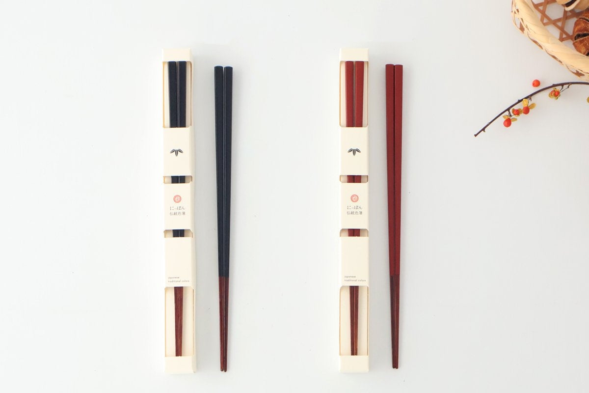 Chopsticks Japanese Traditional Color Jet Black 23.0cm /9.05in