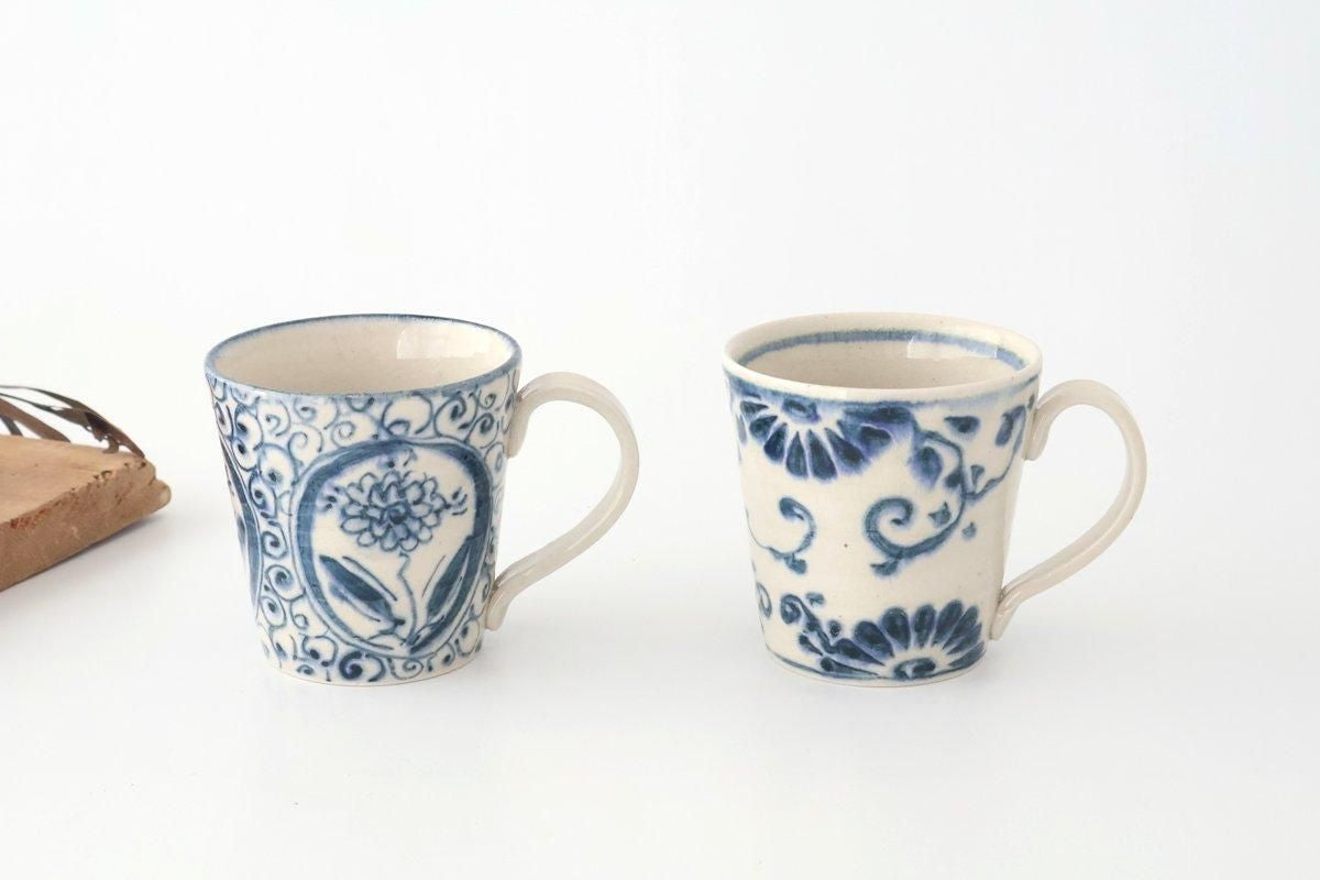 Mug Blue Flower Annan | Mino Ware