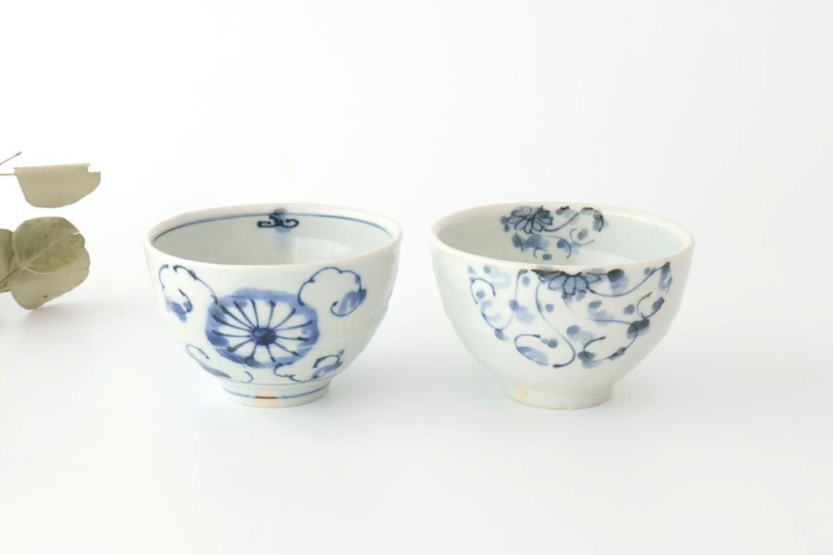 Round Rice Bowl Chrysanthemum Arabesque | Arita Ware
