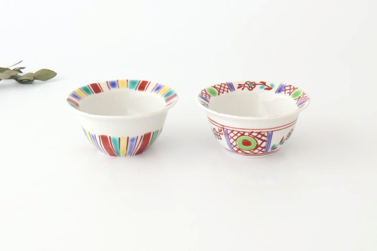 Biseki Kiln Small Bowl Red Flower | Kobachi Kutani Ware