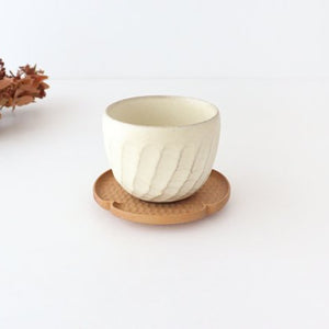 Sucre Japanese Cup Ivory | Yunomi Hasami Ware-TOP