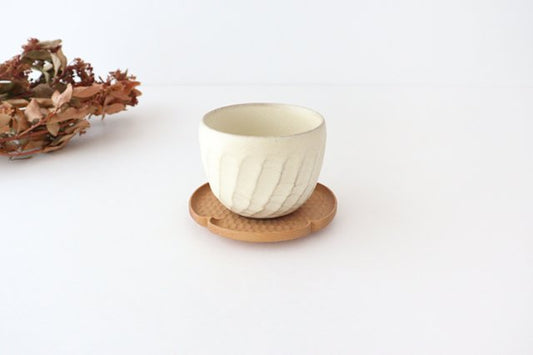 Sucre Japanese Cup Ivory | Yunomi Hasami Ware-TOP
