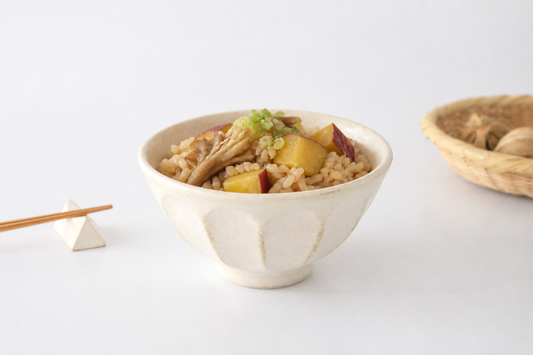 Small Donburi Bowl  Chrysanthemum-shape | Mino Ware