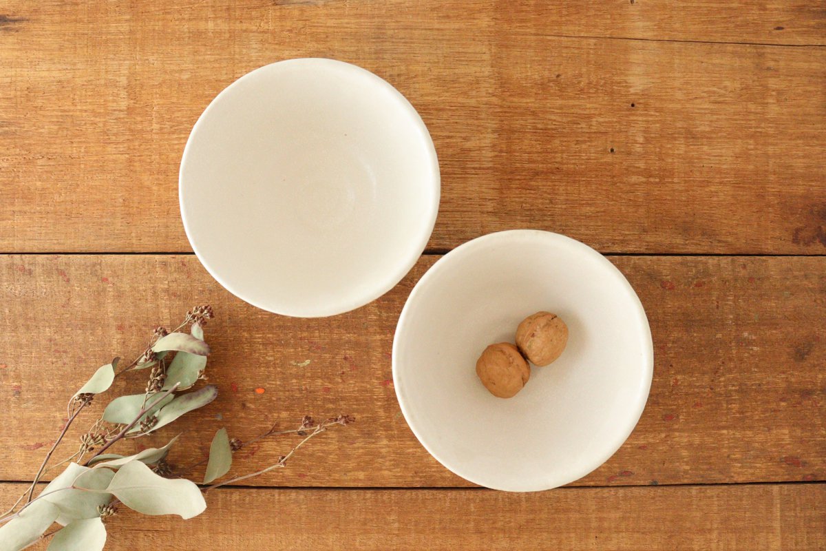 Small Donburi Bowl  Chrysanthemum-shape | Mino Ware