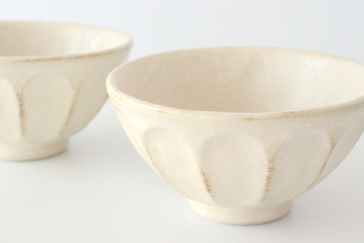 Small Donburi Bowl  Chrysanthemum-shape | Mino Ware