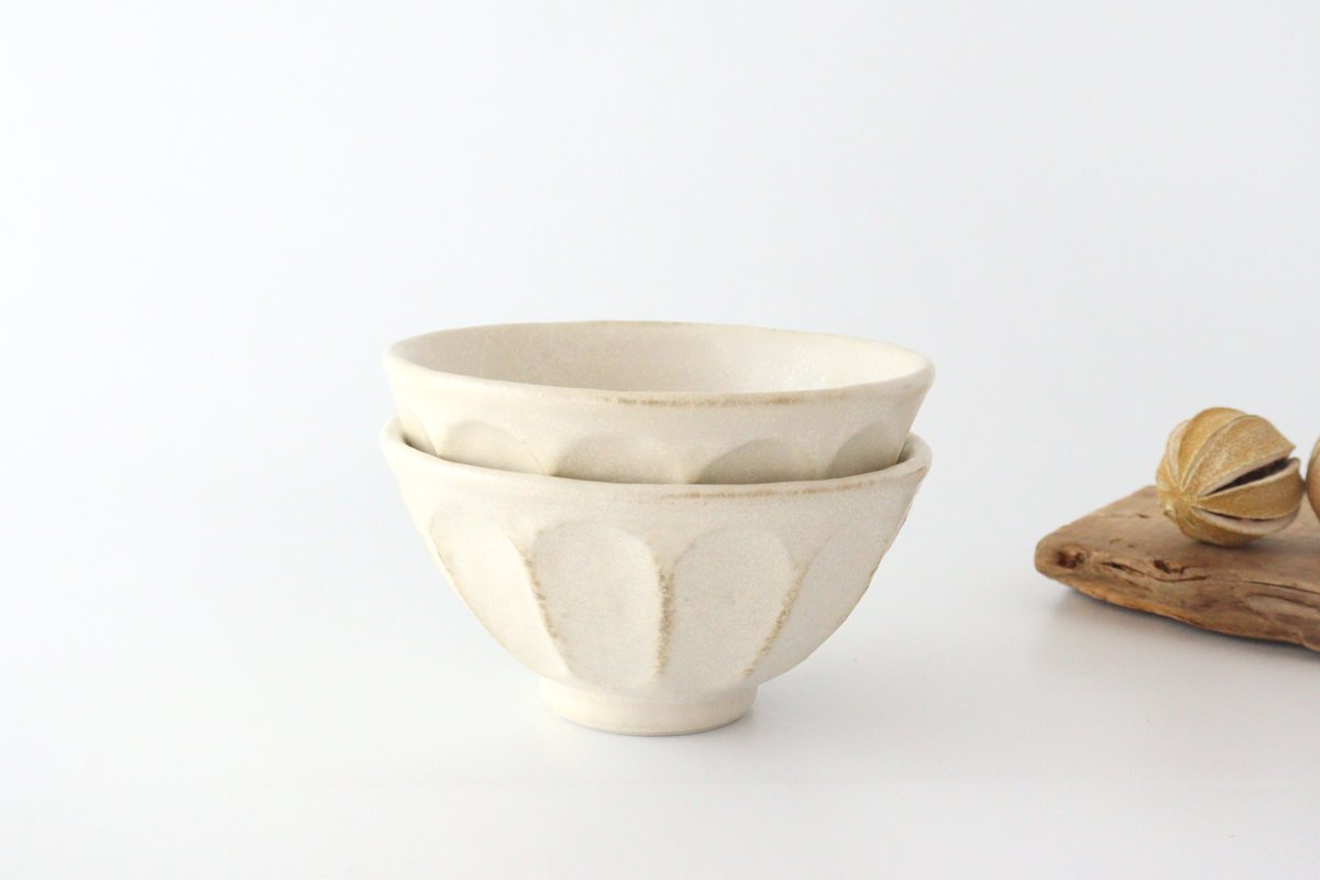 Small Donburi Bowl  Chrysanthemum-shape | Mino Ware