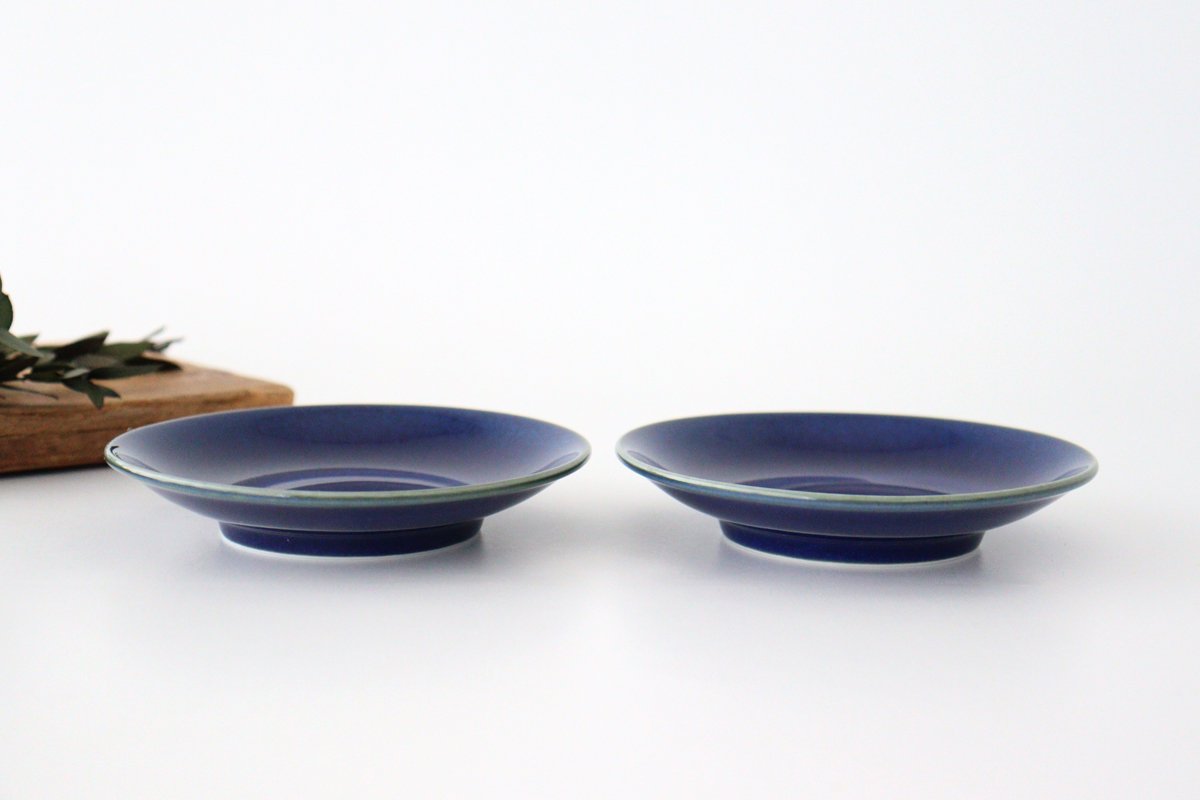 13.5cm/5.9in Dish AO Porcelain Mino Ware