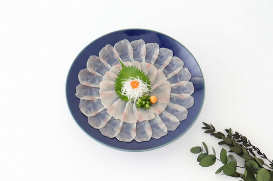 Round Plate Blue 27cm/10.6in | Mino Ware