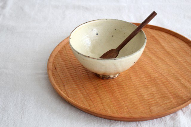 Furutani Seitosho Rice Bowl Ivory | Shigaraki Ware