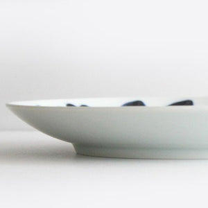 22cm plate navy porcelain daisy Hasami ware