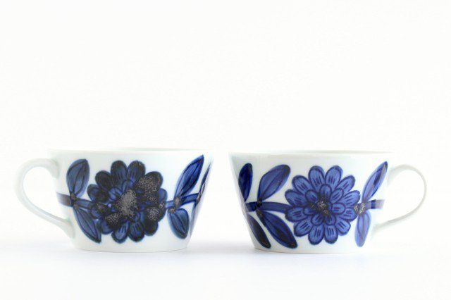 Mug Navy Daisy | Hasami Ware