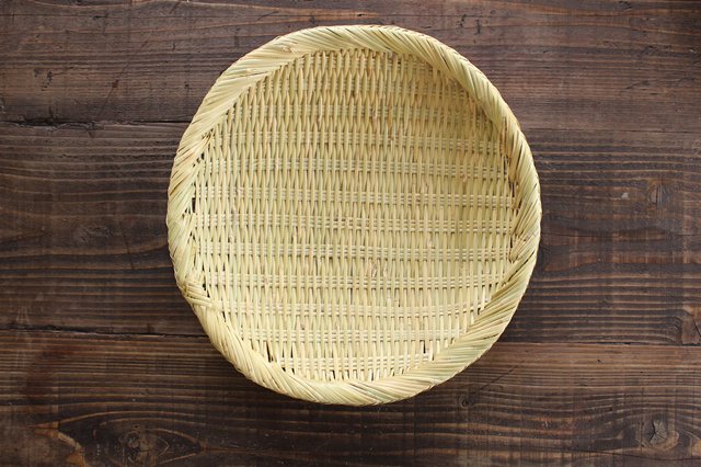 Japanese Bamboo Bascketery Tray 30cm/11.8in | Iwate Bamboo Crafts