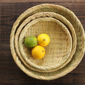 Japanese Bamboo Bascketery Tray 30cm/11.8in | Iwate Bamboo Crafts