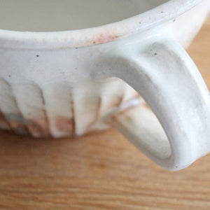 Tetsusan Cut Soup Cup with Shinogi Hand Ceramics Furuya Seisho