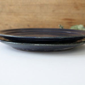 Lapis glaze 21cm/8.3in plate pottery Furuya Pottery