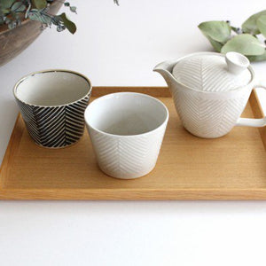 ORIME Soba Choko Herringbone Brown | Free Cup Hasami Ware