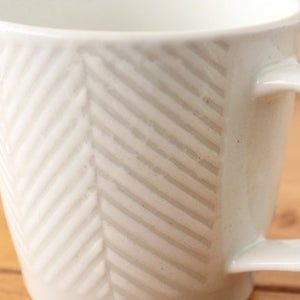 ORIME Mug Herringbone White | Hasami Ware