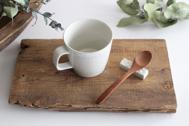 ORIME Mug Herringbone White | Hasami Ware