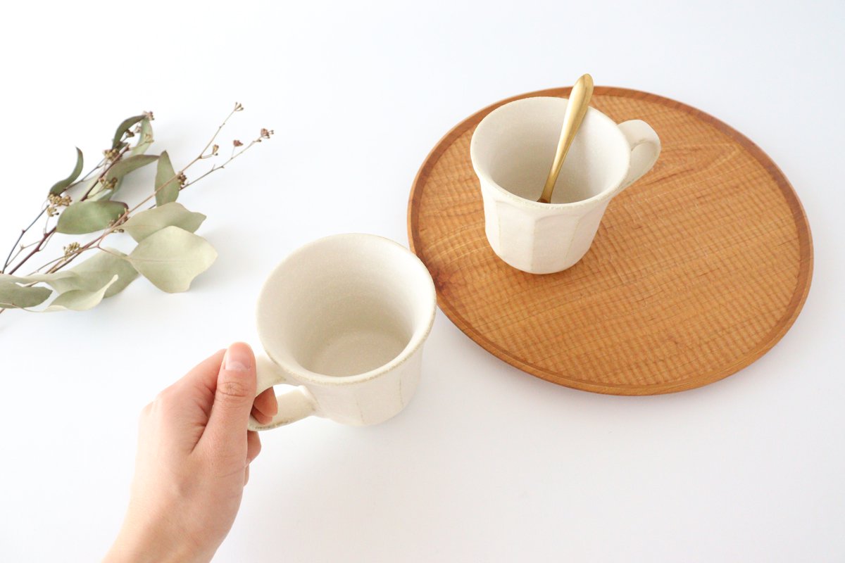 Mug Porcelain Chrysanthemum Mino Ware