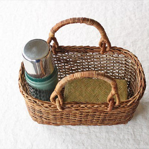 Akebi Basket Bag Oval Hola Knit [A] Aomori Akebi Vines Craft