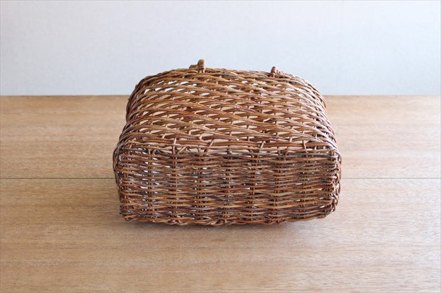 Akebi Basket Bag Oval Hola Knit [B] Aomori Akebi Vines Crafts