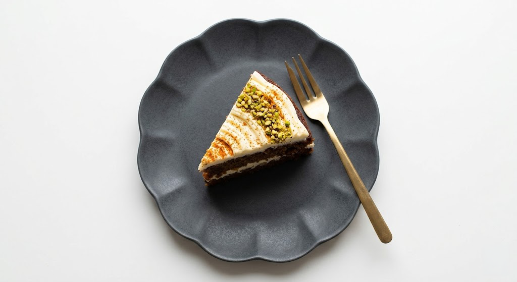 Chrysanthemum Shape Plate Black  21cm/8.3in | Mino Ware