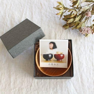 Shirasagi Woodworking  Children's Bowl  Sakura S | Lacquerware