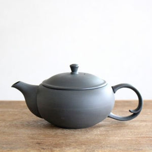 Japanese teapot Back handle, Clay Pottery Azumaya