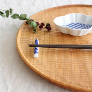 Stamp Chopstick Rest Thank You Porcelain Arbor