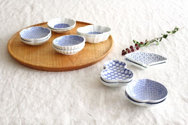 Azumaya Sauce Plate Plum Inban