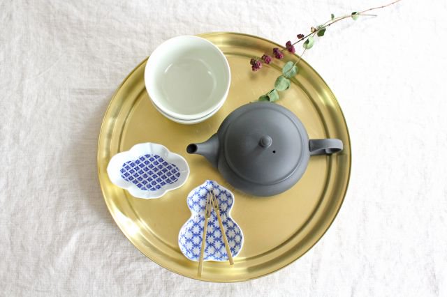 Mini plate, seal, quince, porcelain, arbor