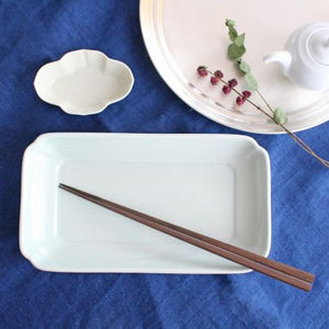 Azumaya Rectangle Plate White | Sushi Plate