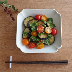 Azumaya Square Plate White 15.8㎝/6.2in | Sushi Plate