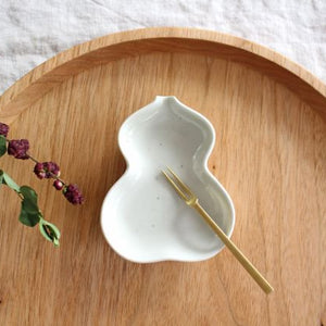 Small plate Ash Gourd Porcelain Arbor