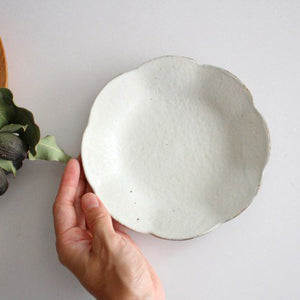 Tetsusan Flower Plate Small Pottery Furuya Seisho