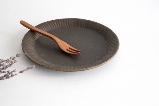 Furutani Seitosho Ruffle Plate Brown M