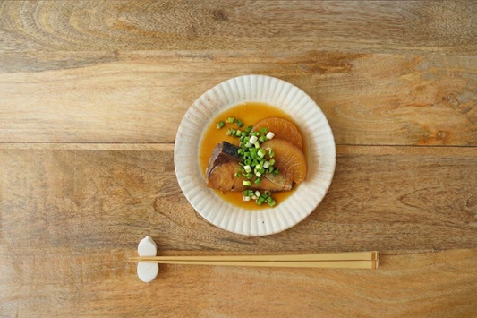 Furutani Seitosho Ruffle Plate White S